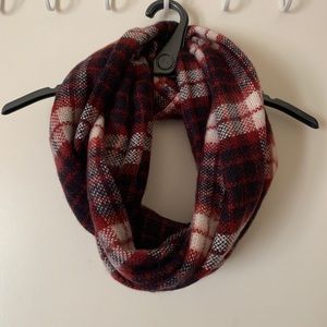 NWT Loft Brushed Plaid Infinity Scarf
